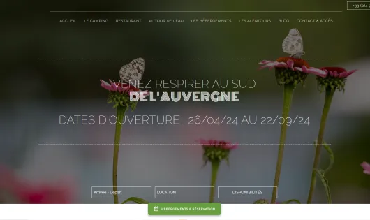 ♣ FLOWER CAMPING LA ROCHELAMBERT (CLEF VERTE)