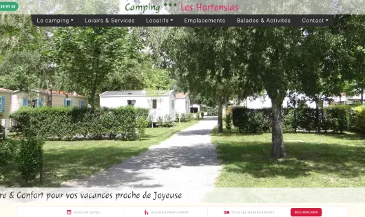 CAMPING LES HORTENSIAS