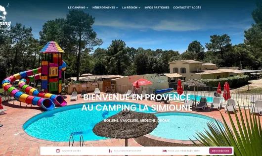 CAMPING LA SIMIOUNE EN PROVENCE