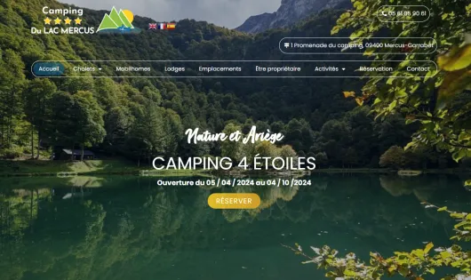 CAMPING DU LAC MERCUS