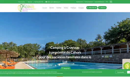 CAMPING KOAWA LES REFLETS DU QUERCY