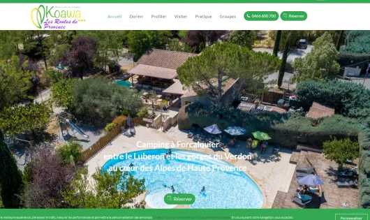 CAMPING KOAWA FORCALQUIER LES ROUTES DE PROVENCE