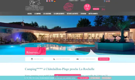 ♣ CAMPING AU PORT-PUNAY (CLEF VERTE)