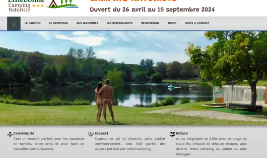 CAMPING NATURISTE DU LAC DE LISLEBONNE