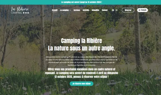 CAMPING LA RIBIERE