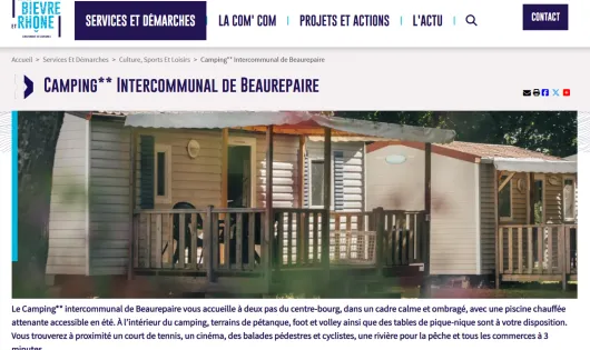 CAMPING INTERCOMMUNAL DE BEAUREPAIRE